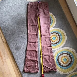 Edikted Brown Flared Jeans